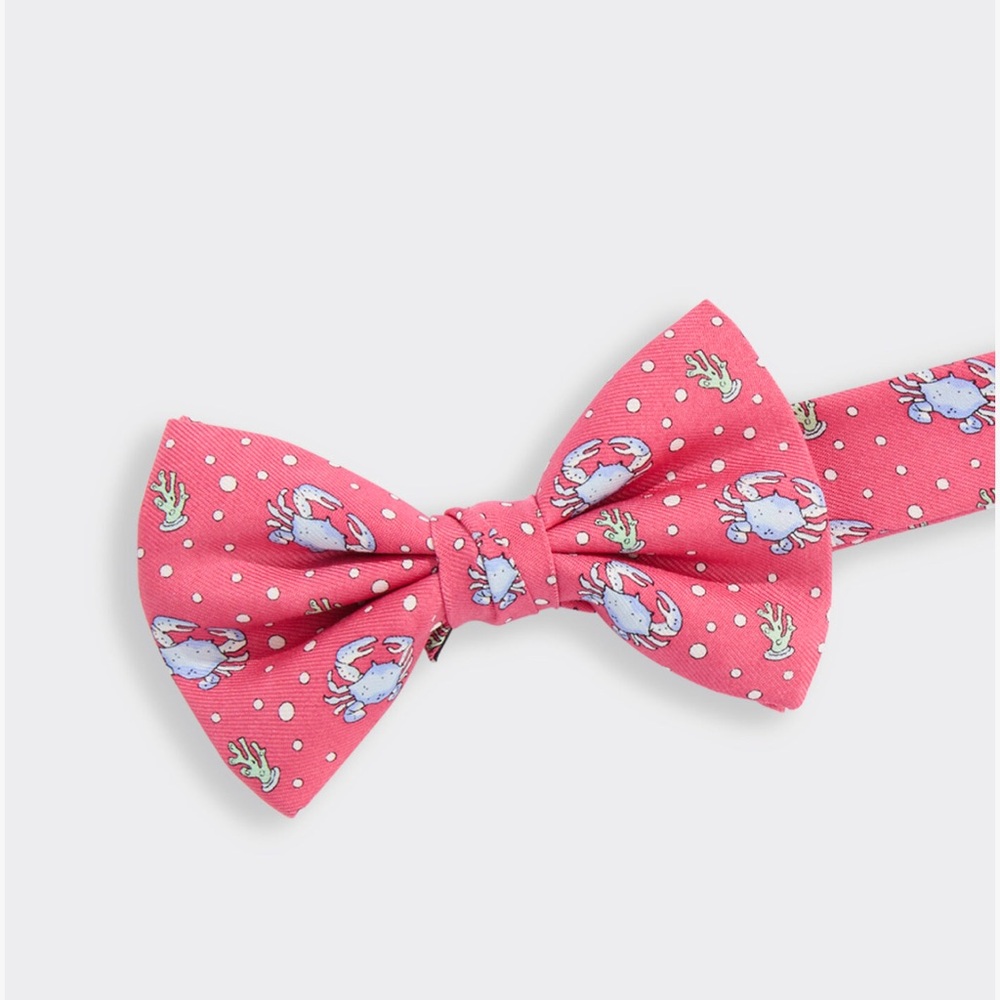 Kids Pink Crab Bow Tie Vineyard Vines derby new with tags never been worn silk